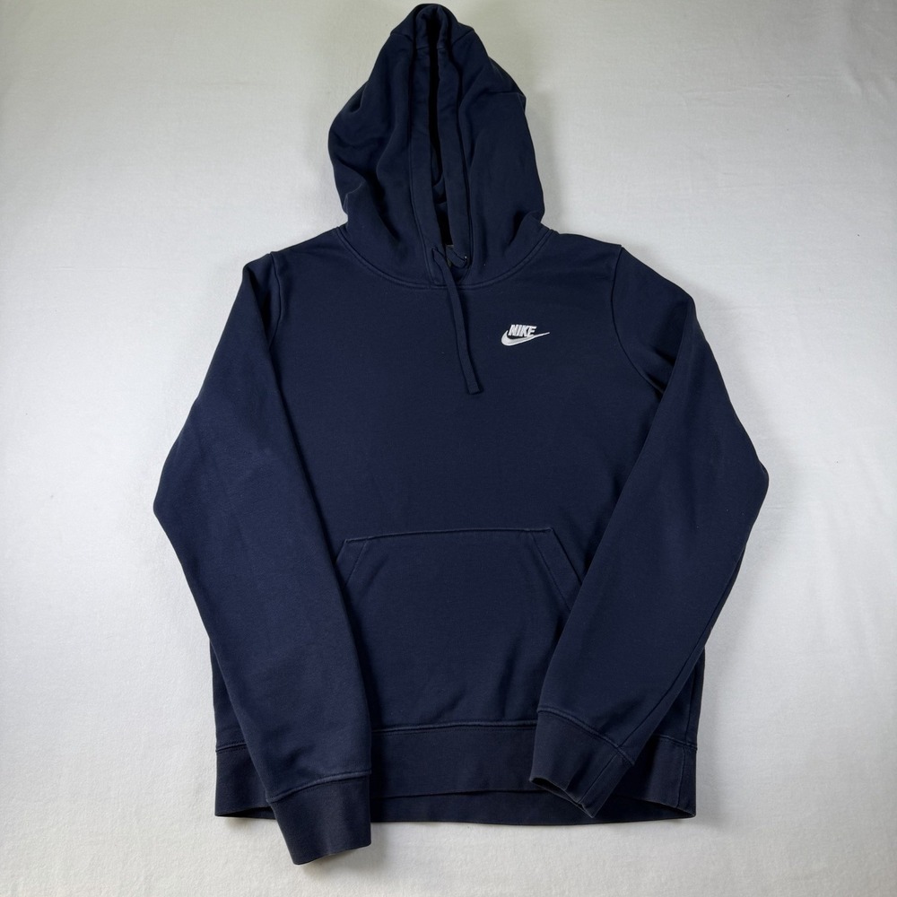 Nike Sportswear Club Hoodie Pullover Navy Casual Womens S Activewear Sportswear‎